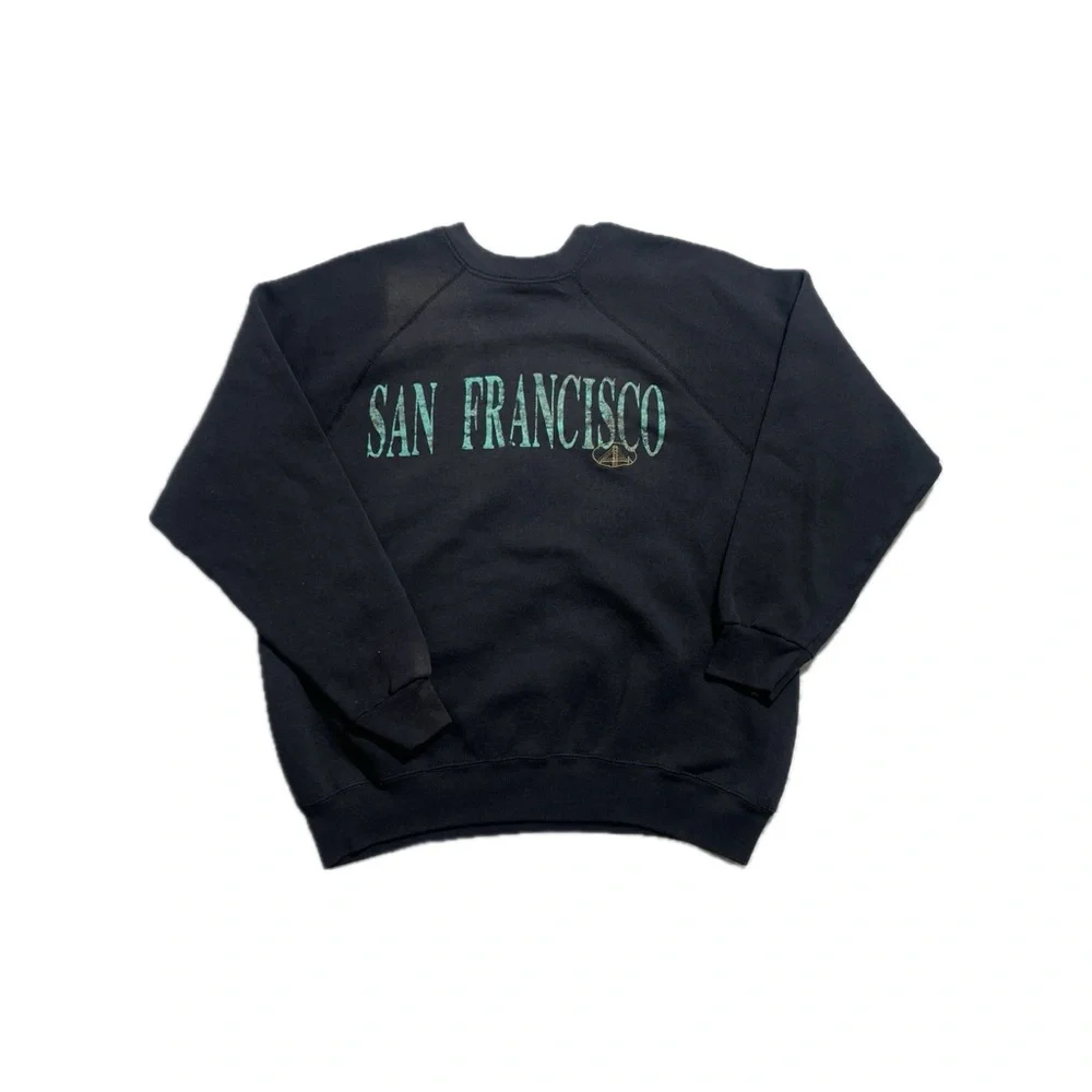 Vintage San Francisco Crewneck Tultex -Size L - Picture 1 of 6